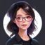 二妹宝库用户数码控小云头像，理性知性的职场女性形象